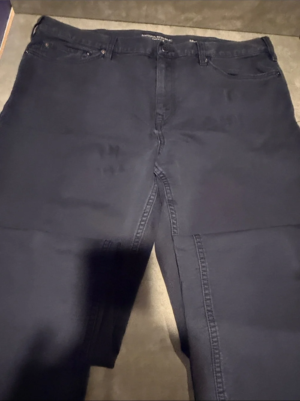 Banana Republic Men's Dark Navy Straight Jeans